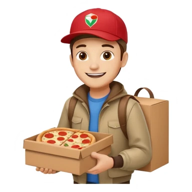 Food Delivery Guy sticker