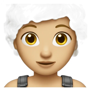 Petite blonde sticker