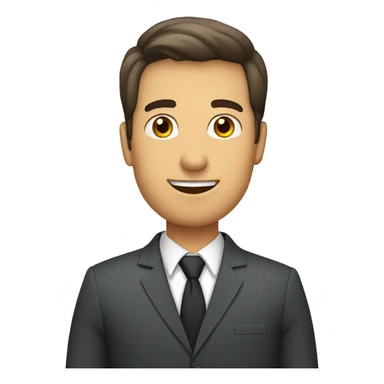 EJECUTIVA ALEGRE SALUDANDO CON LA MANO sticker