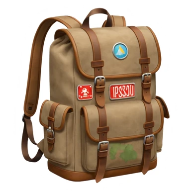 Traveller Backpack sticker