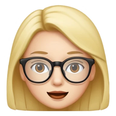 😁 with glasses  sticker