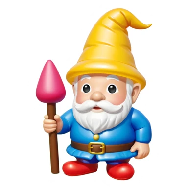   jeff koons style SPAM garden gnome inflatable  art sticker