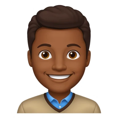 Roger Troutman with dark brown hair sticker