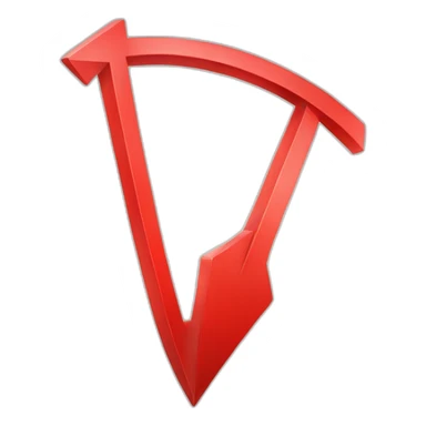 red-chart-increase-arrow-diagram sticker