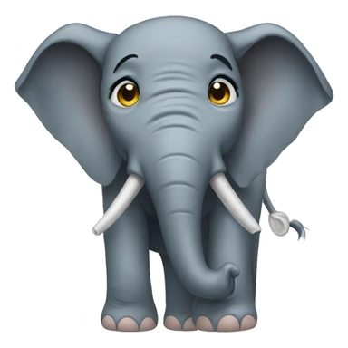 Crying elephants  sticker