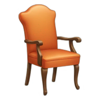 Chair plus human leg sticker