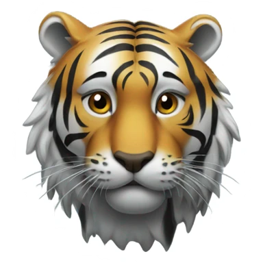 Tiger in rain sticker