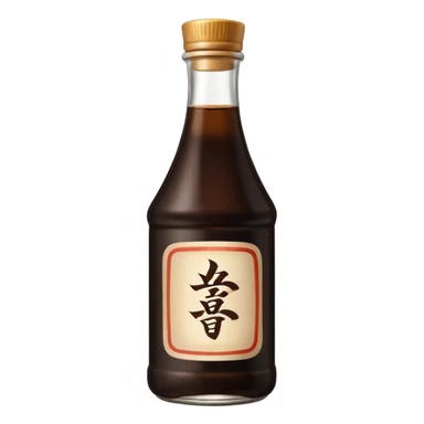 A bottle of soy sauce sticker