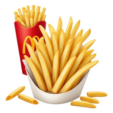 McDonald's fries sticker