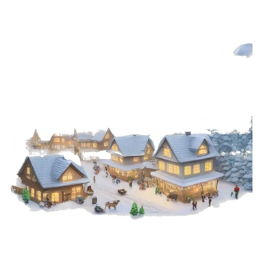 Winter wonderland sticker