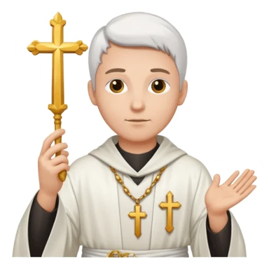 Lawful Human Priest sticker