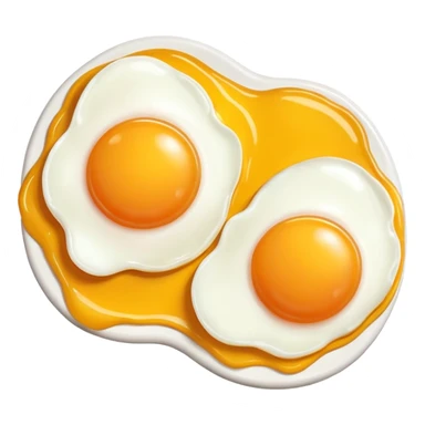 two fried eggs sticker