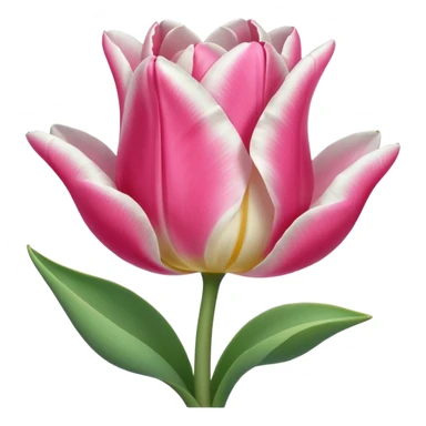 Oveja con un tulipán de color rosa sticker