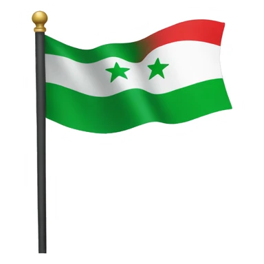 Syria green flag sticker