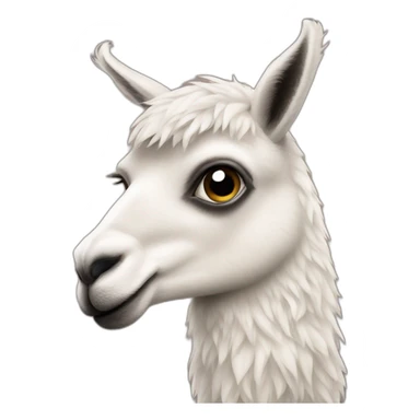 Llama en forma de U sticker