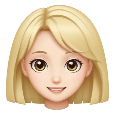 Emoji by emojis.comAnime girl face  sticker