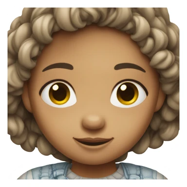 A girl wearing a stitch shirt sticker