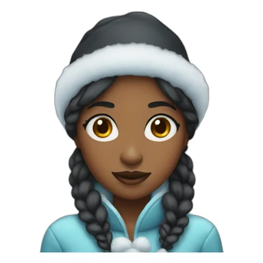 Black Snow Maiden sticker