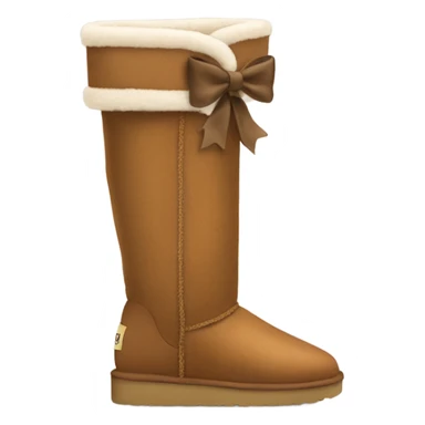 Tall Ugg boots with bows  sticker