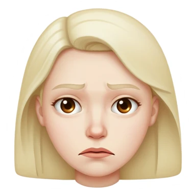 😩 with Bit on Underlip sticker