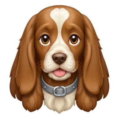 English Cocker Spaniel Brown Tan sticker