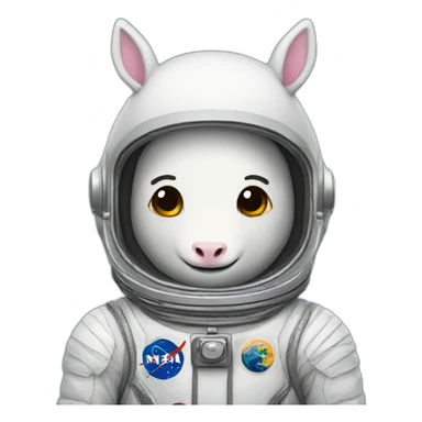 unicorn astronaut sticker
