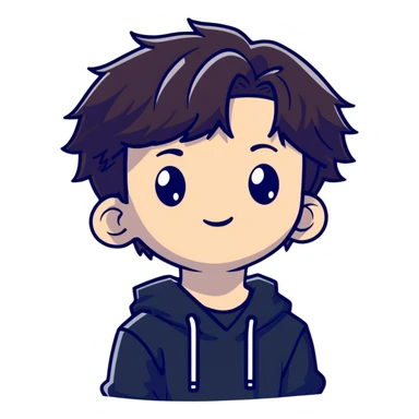 Felix from Stray Kids, K-pop idol with deep voice and freckles sticker