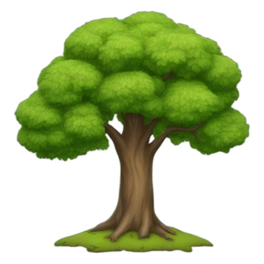 house under big tree sticker