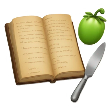 recipe book sticker