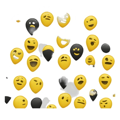 location pin yellow black sticker