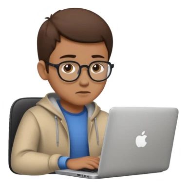 a person sitting straight and using laptop sticker