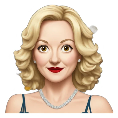 liz truss as a burlesque Dancer sticker