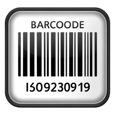 Barcode label sticker