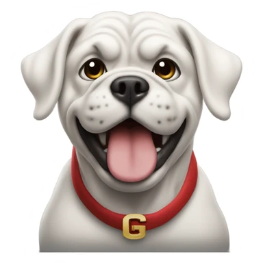 Merry Christmas Georgia Bulldogs sticker