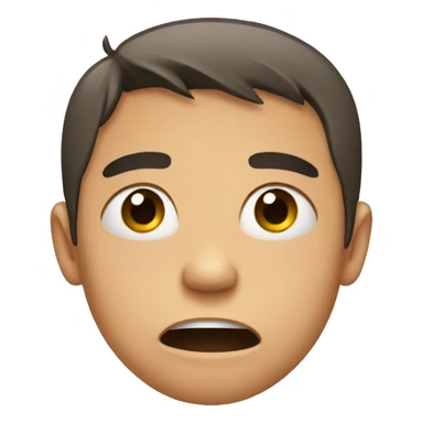 Boy crying for girl sticker