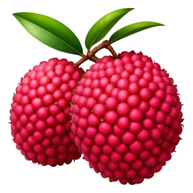 Hawaiian lychee fruit sticker