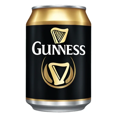 Guinness beer can sticker