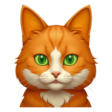 cat giving a warning sticker