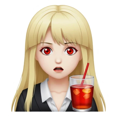 drunken misa from deathnote sticker