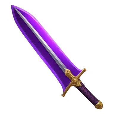 Démonic purple sword sticker
