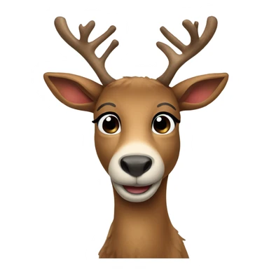 Christmas reindeer  sticker