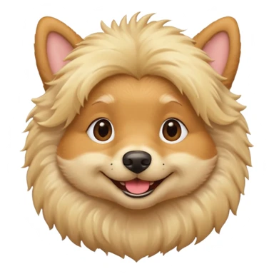 Cute dog blonde sticker