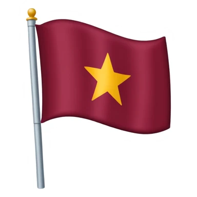 Bandera color vino sin diseño sticker