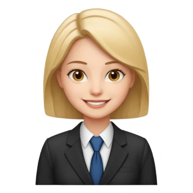 Girl attorney sticker