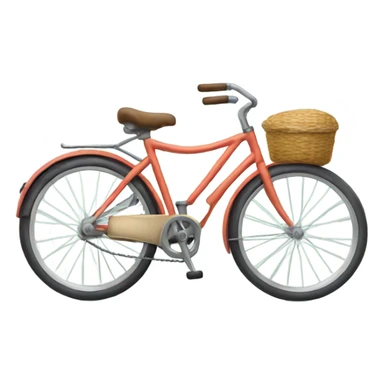 bicycle saying bye sticker