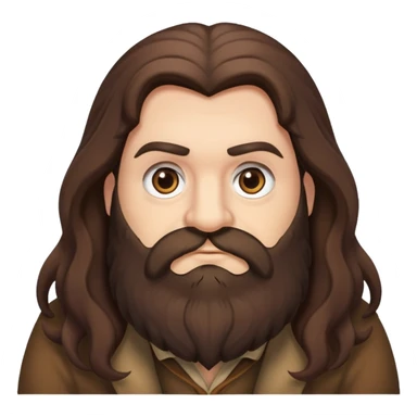 Hagrid from Harry Potter sticker