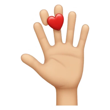 Alen con manos de corazón  sticker