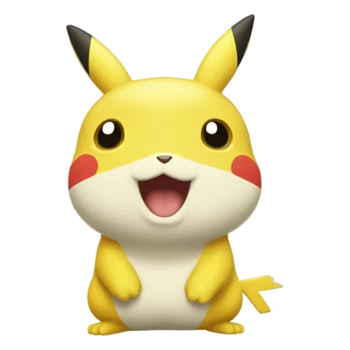 Tête pikatchu sticker