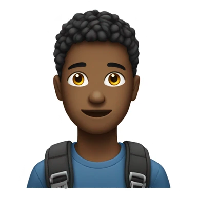 a student boy in 20 yers sticker