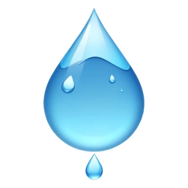 water falling on the ground sticker